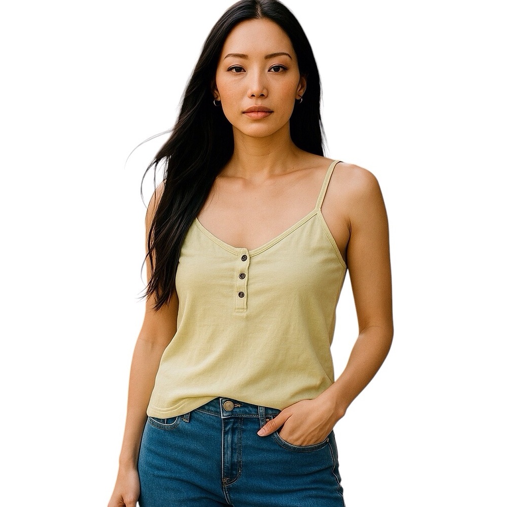 n:Philanthropy Button Down Tank Top Women Color Size S